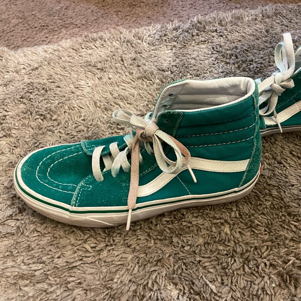 Green high tops vans